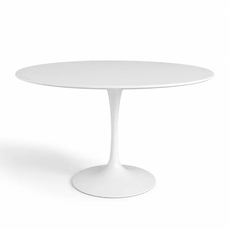 KNOLL TULIP │designer Eero Saarinen │Table ronde │Blanc