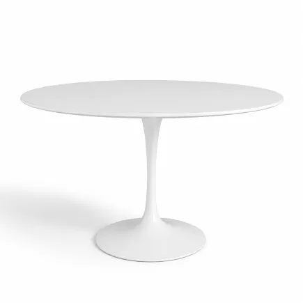 KNOLL TULIP │designer Eero Saarinen │Table ronde │Blanc