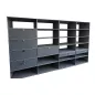 USM HALLER |Grande Bibliothèque 24 cases 4 x 6|4 colonnes| gris anthracite USM HALLER |Grande Bibliothèque 24 cases 4 x 6|4 colonnes| gris anthracite