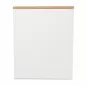 ARIV│Armoire à rideaux │L1m x H121cm│Blanc/Chêne clair