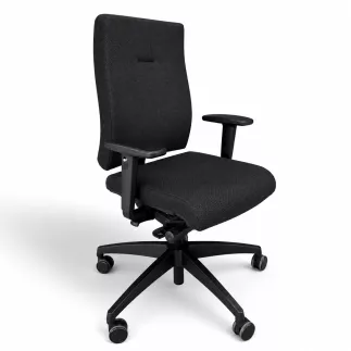 SITAG| Fauteuil de travail modèle X-LINE avec accoudoirs| Noir
