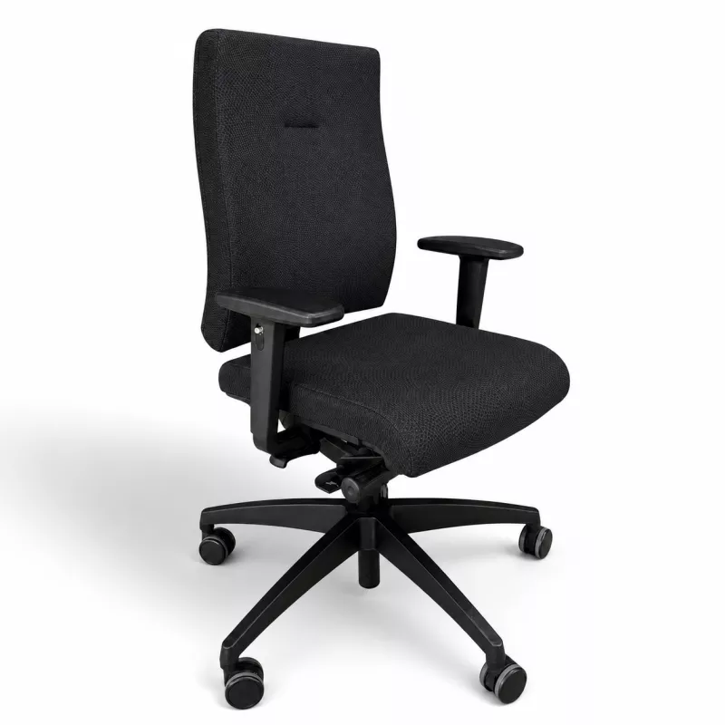 SITAG|Modèle X-LINE|Fauteuil de travail avec accoudoirs| Noir