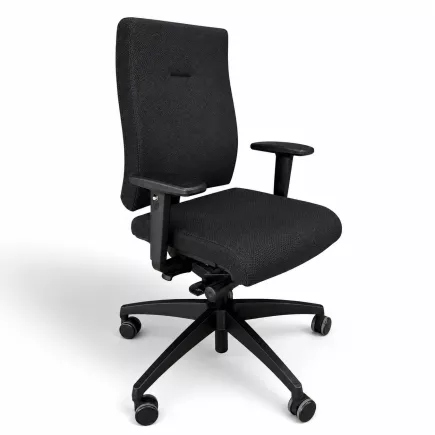 SITAG| Fauteuil de travail modèle X-LINE avec accoudoirs| Noir