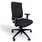 SITAG| Fauteuil de travail modèle X-LINE avec accoudoirs| Noir