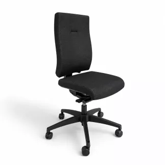 SITAG|Modèle X-LINE|Fauteuil de travail sans accoudoirs| Noir