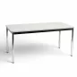 SYSTEM4|Table/Bureau classique|L 180 x H75|Blanc-Chromé