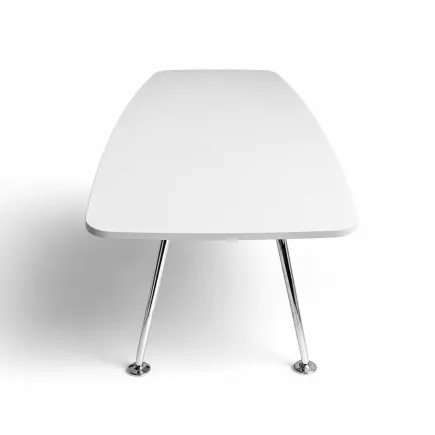 VITRA MedaMorph|Designer Alberto Meda|Table forme tonneau 6-8 Personnes|L 180 x H75|Blanc