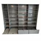 USM HALLER | Bibliothèque 24 cases 4 x 6| L 266 x H 214 cm| gris anthracite