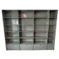 USM HALLER | Bibliothèque 24 cases 4 x 6| L 266 x H 214 cm| gris anthracite
