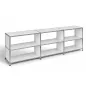 SYSTEM4|Meuble bas ouvert|2x3 - 6 cases|L 225 × H 80 cm|Blanc SYSTEM4|Meuble bas ouvert|2x3 - 6 cases|L 225 × H 80 cm|Blanc