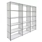 SYSTEM4|Bibliothèque ouverte|3x5 - 15 cases|L 225 × H 192|Blanc