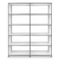 SYSTEM4|Bibliothèque ouverte|2x5 - 10 cases|L 150 × H 192|Blanc SYSTEM4|Bibliothèque ouverte|2x5 - 10 cases|L 150 × H 192|Blanc