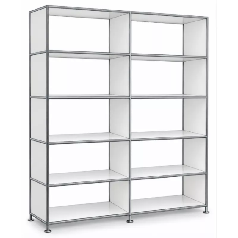 SYSTEM4|Bibliothèque ouverte|2x5 - 10 cases|L 150 × H 192|Blanc SYSTEM4|Bibliothèque ouverte|2x5 - 10 cases|L 150 × H 192|Blanc