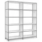SYSTEM4|Bibliothèque ouverte|2x5 - 10 cases|L 150 × H 192|Blanc SYSTEM4|Bibliothèque ouverte|2x5 - 10 cases|L 150 × H 192|Blanc