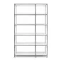 SYSTEM4|Bibliothèque ouverte|2x5 - 10 cases|L 125 × H 192|Blanc SYSTEM4|Bibliothèque ouverte|2x5 - 10 cases|L 125 × H 192|Blanc