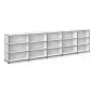 SYSTEM4|Séparation ouverte |3x5 - 15 cases|L 375× H 118|Blanc SYSTEM4|Séparation ouverte |3x5 - 15 cases|L 375× H 118|Blanc