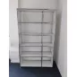 SYSTEM4|Bibliothèque ouverte|2x5 - 10 cases|L 125 × H 192|Blanc SYSTEM4|Bibliothèque ouverte|2x5 - 10 cases|L 125 × H 192|Blanc