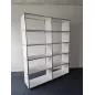 SYSTEM4|Bibliothèque ouverte|2x5 - 10 cases|L 150 × H 192|Blanc SYSTEM4|Bibliothèque ouverte|2x5 - 10 cases|L 150 × H 192|Blanc
