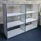 SYSTEM4|Bibliothèque basse ouverte |2x3 - 6 cases|L 150 × H 119 cm|Blanc SYSTEM4|Bibliothèque basse ouverte |2x3 - 6 cases|L 150 × H 119 cm|Blanc