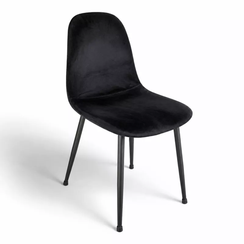 BAITA|Siège visiteur| L 43.5 × H 86.5 cm|Noir BAITA|Siège visiteur| L 43.5 × H 86.5 cm|Noir