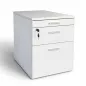 STEELCASE│Caisson mobile 3 tiroirs│Profondeur 56 cm│Blanc