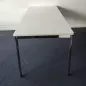 SYSTEM4|Table/Bureau classique|L 180 x H75|Blanc-Chromé
