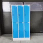 VESMO|Vestiaire monobloc|6 casiers|Industrie propre|L 90 X H 180 cm|Bleu clair/Gris