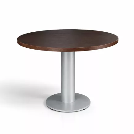 EXPRIM|Table ronde pied tulipe| Diamètre 100 cm |Noyer