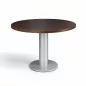 EXPRIM|Table ronde pied tulipe| Diamètre 100 cm |Noyer