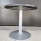EXPRIM|Table ronde pied tulipe| Diamètre 80 cm |Chêne café