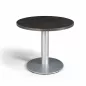 EXPRIM|Table ronde pied tulipe| Diamètre 80 cm |Chêne café