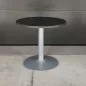 EXPRIM|Table ronde pied tulipe| Diamètre 80 cm |Chêne café