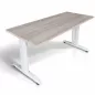 ACAOL│Bureau droit L160 x p70 cm│Acacia/Blanc