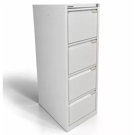 BISLEY│Classeur à dossiers suspendus H132,5 cm - 4 tiroirs│Gris souris