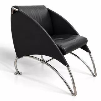 SITAG│Chauffeuse│Cuir Noir