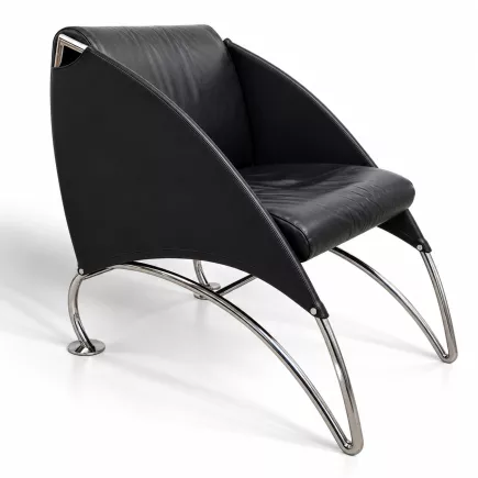SITAG│Chauffeuse│Cuir Noir