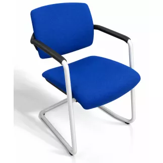 SESTA│Uni collection - siège d'accueil/visiteurs/conférence│Bleu / Gris clair