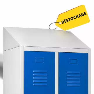 EOL│Toit de vestiaire│L 120 cm - Acier gris