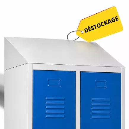 EOL│Toit de vestiaire│L 120 cm - Acier gris