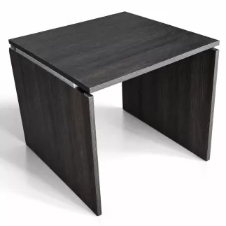 MOKA│Table d'appoint - Bureau│L 80 x p 80│Chêne Café