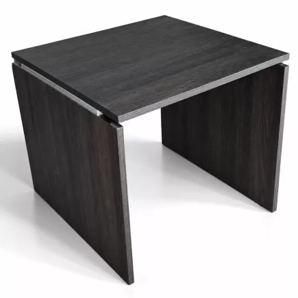 MOKA│Table d'appoint - Bureau│L 80 x p 80│Chêne Café