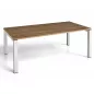 STUL│Bureau L180 x p80 x H 72 cm│Walnut / Gris alu