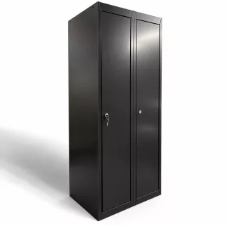 EOL│Vestiaire L 60 x p 50 x H 180 cm - 2 casiers - Industrie Propre │Gris anthracite