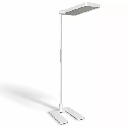 REGENT LIGHTING|LEVEL Office LED SensoDim|Mât décalé| Blanc