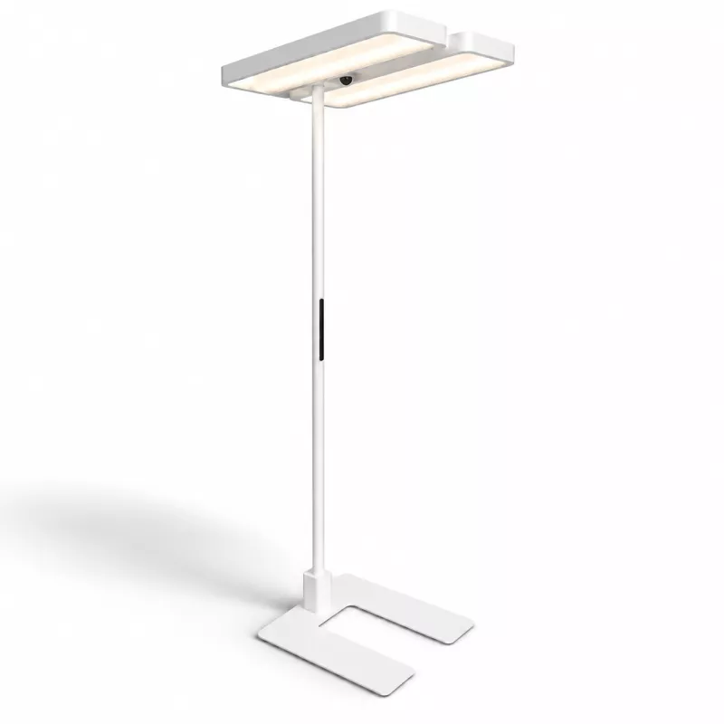 REGENT LIGHTING|LEVEL Office LED SensoDim|Double tête avec capteur de présence| Blanc