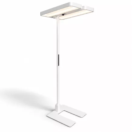 REGENT LIGHTING|LEVEL Office LED SensoDim|Double tête avec capteur de présence| Blanc