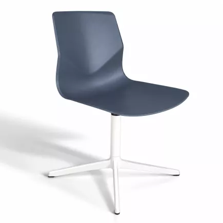 FOUR DESIGN│Modèle FourSure 99│Design Strand + Hvass│Chaise d'accueil / collectivité│Gris anthracite