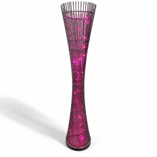 GLOBO│Lampe décorative - lumières roses │aluminium