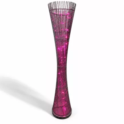 GLOBO│Lampe décorative - lumières roses │aluminium