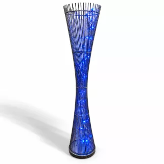 GLOBO│Lampe décorative - lumières bleues │aluminium